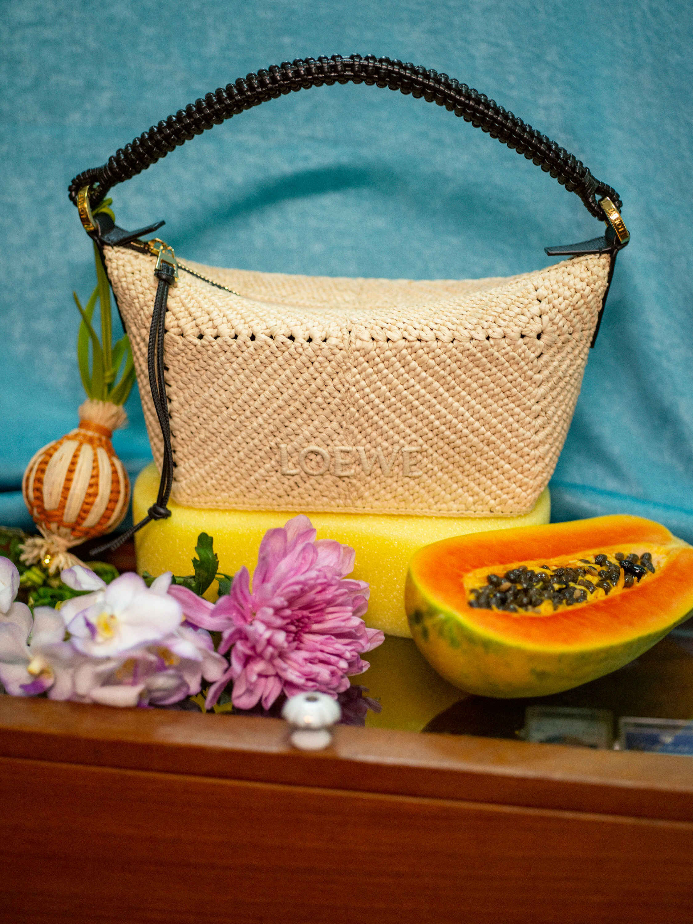レディース 高級かごバッグ | デザイナーラフィアバッグ - LOEWE
